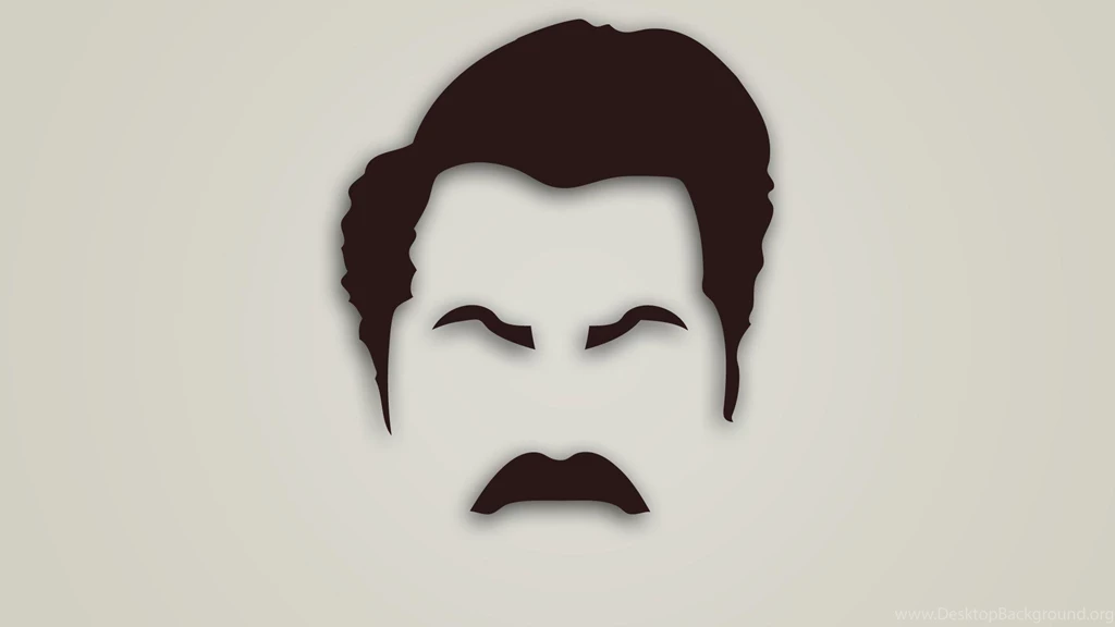 Ron Swanson Parks And Recreation Wallpaper,minimalistic HD ...