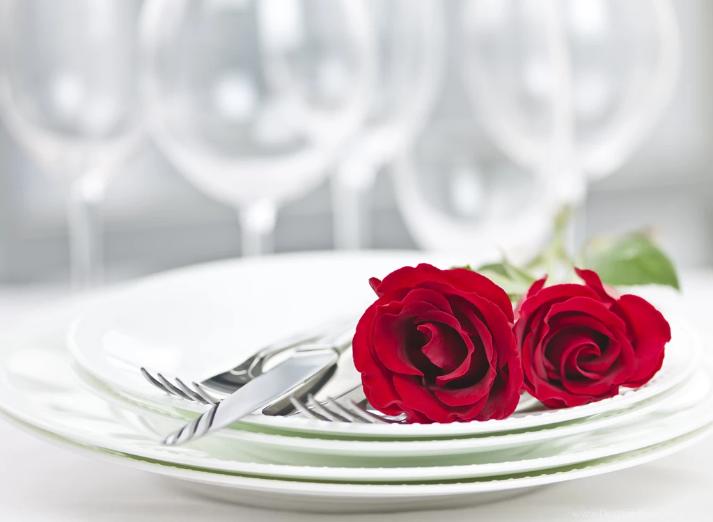 Romantic Dinner Setting Wallpapers