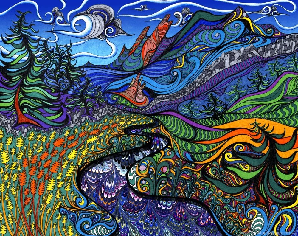 Paintings Hippie Lsd Stoned