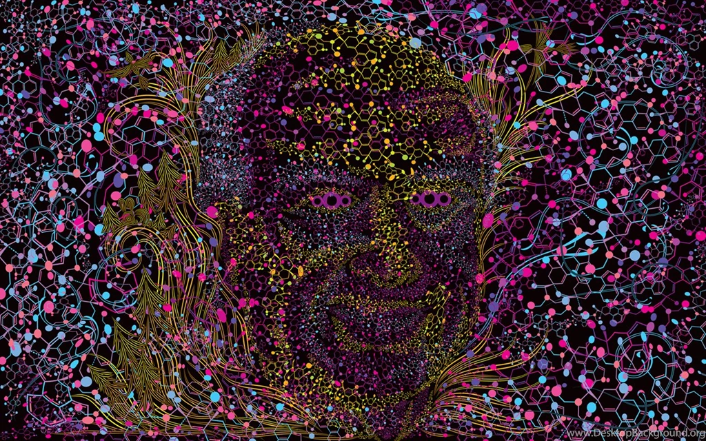 Albert Hofmann Psychedelic Portrait Free Wallpapers