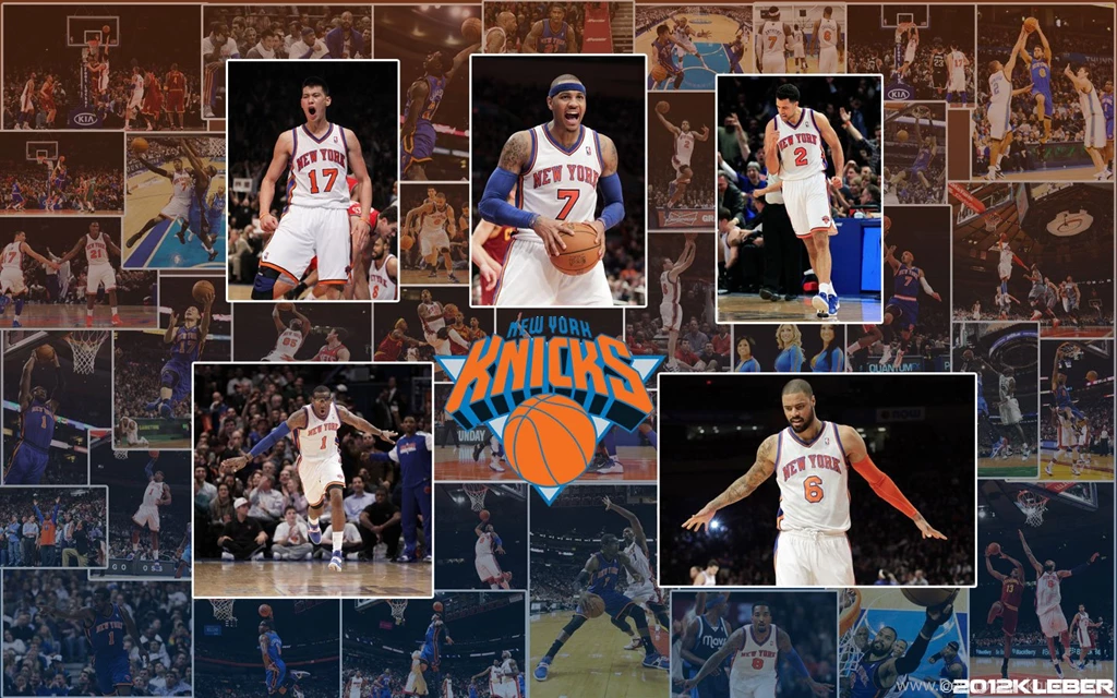 NY Knicks 2012 Starting 5 1440×900 Wallpapers