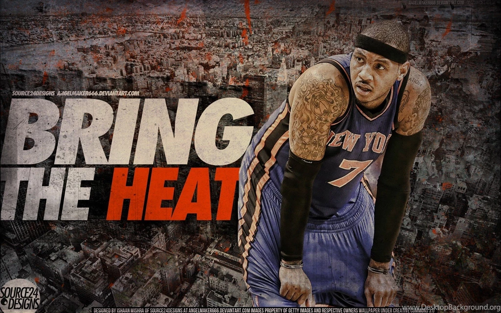 Carmelo Anthony Nba New York Knicks Wallpapers