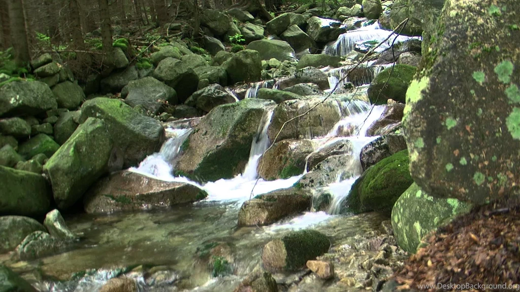 HD Video Of Flowing Water. Live Wallpaper. Waterfall Motion Loop ...