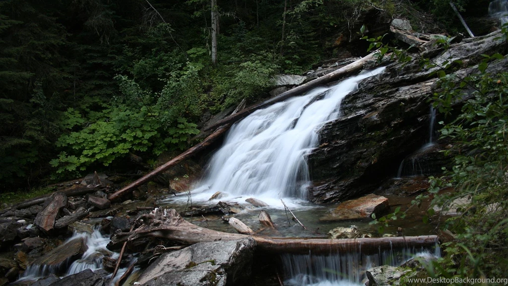 The Stream Flowing Water Scenery Widescreen And HD Backgrounds ...