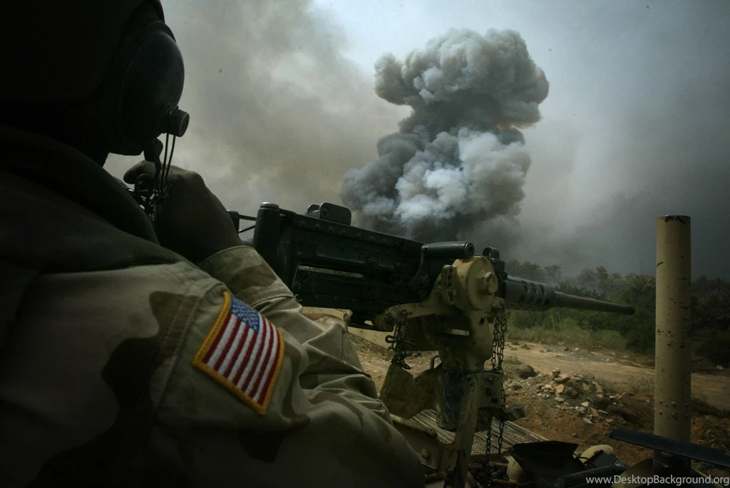 American Army Power Smoke Soldiers Heavy Weapons Wallpapers At ...