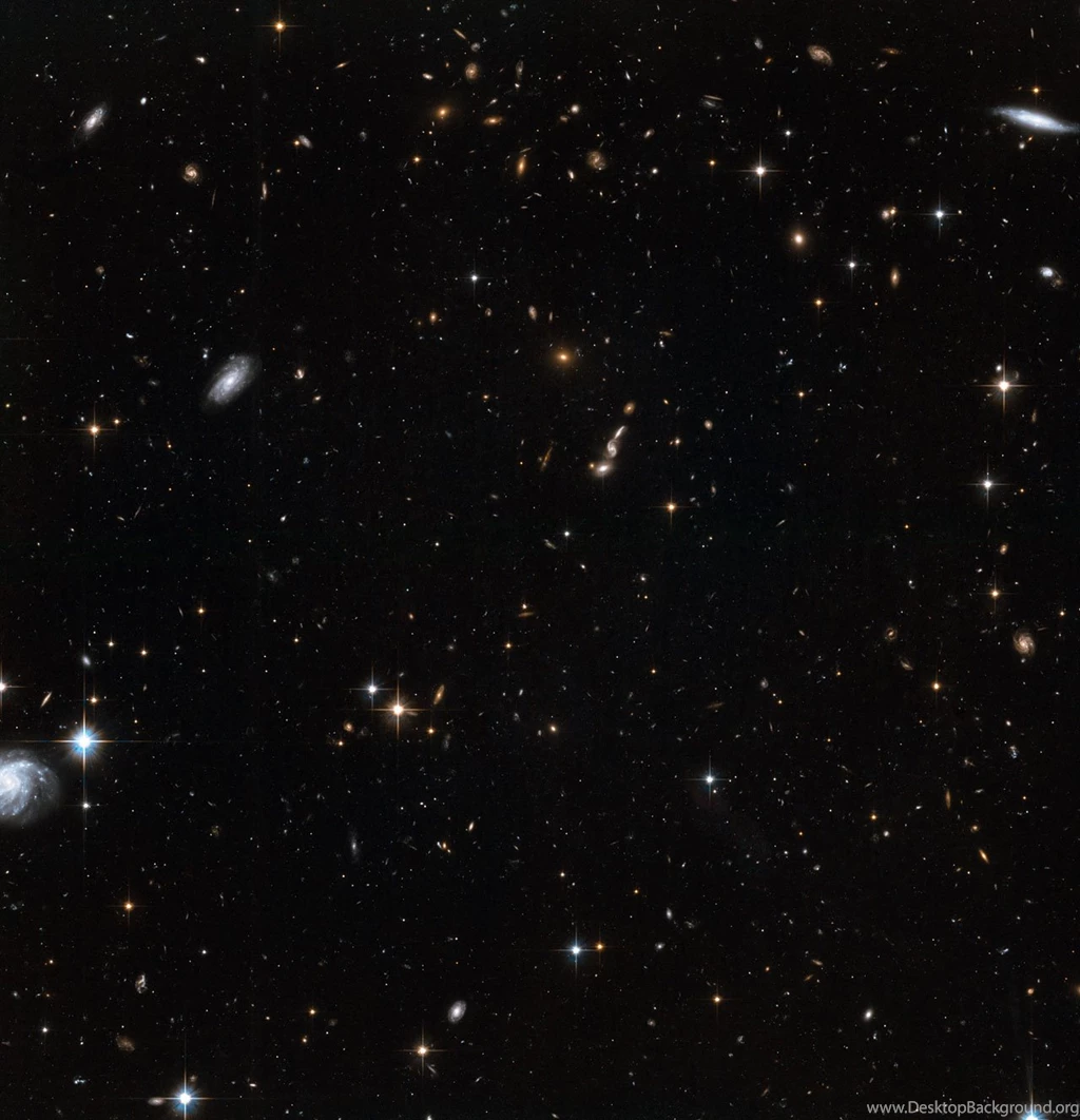 Stars In The Andromeda Galaxy's Halo With Backgrounds Galaxies (2 ...