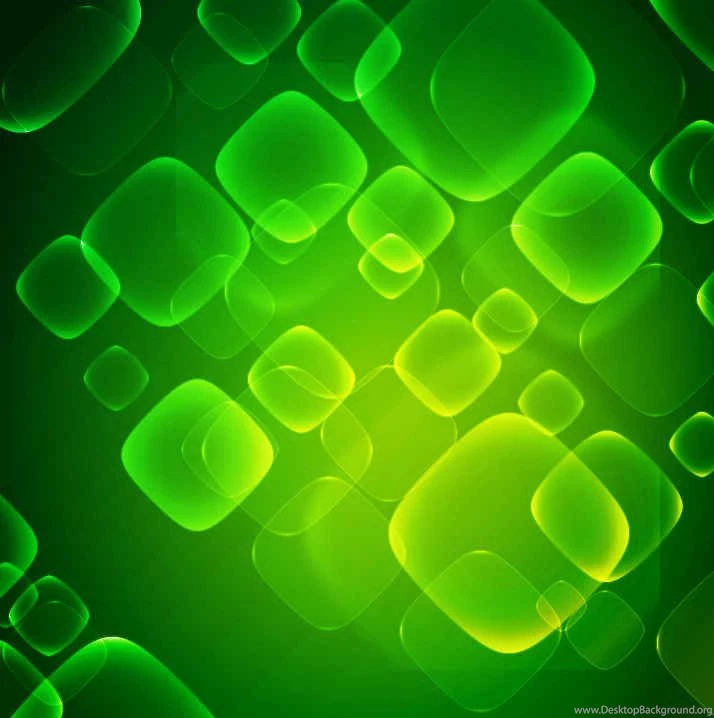 Abstract Vector Green Backgrounds