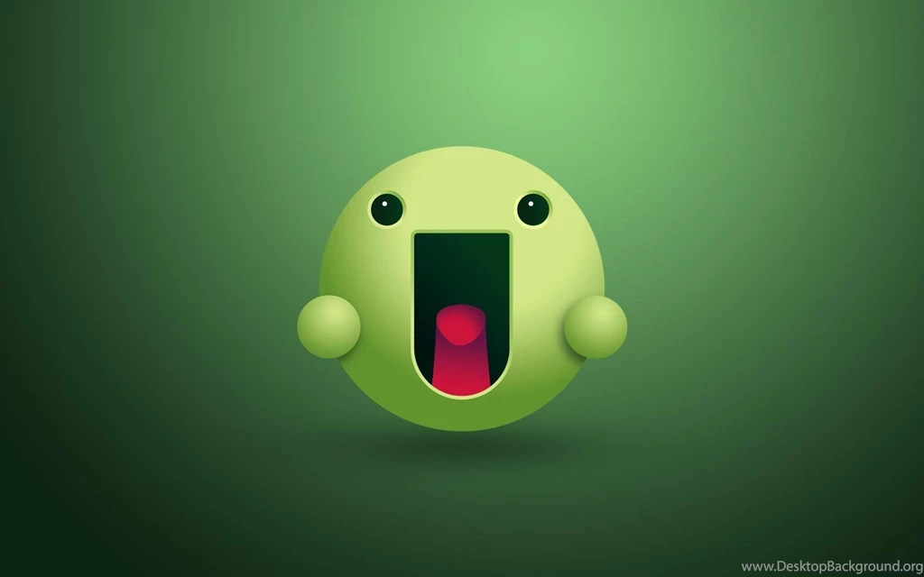 GREEN FACE WALLPAPER (
