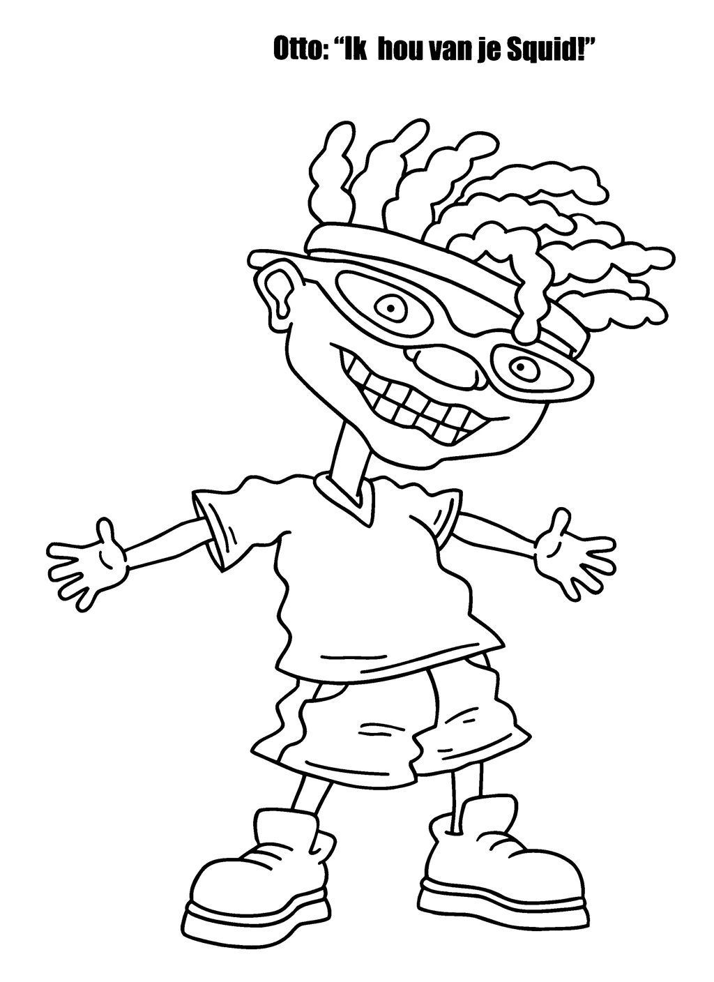 Rocket Power Coloring Pages 9 – Rocket Power Coloring