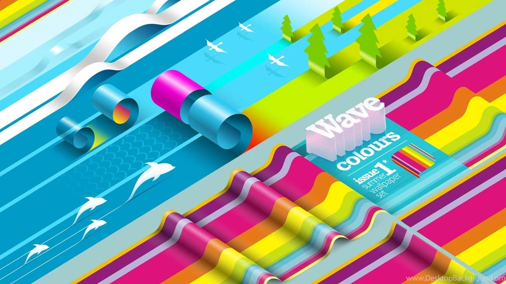 Waves Colors Color Hd Wallpapers (