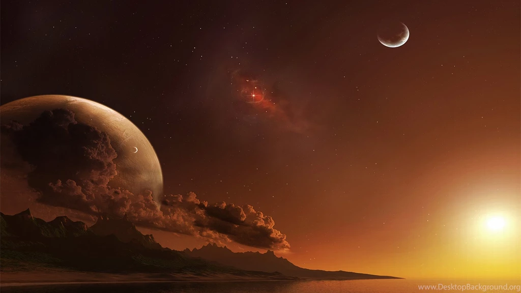 Big Planet On Horizon HD Wallpapers