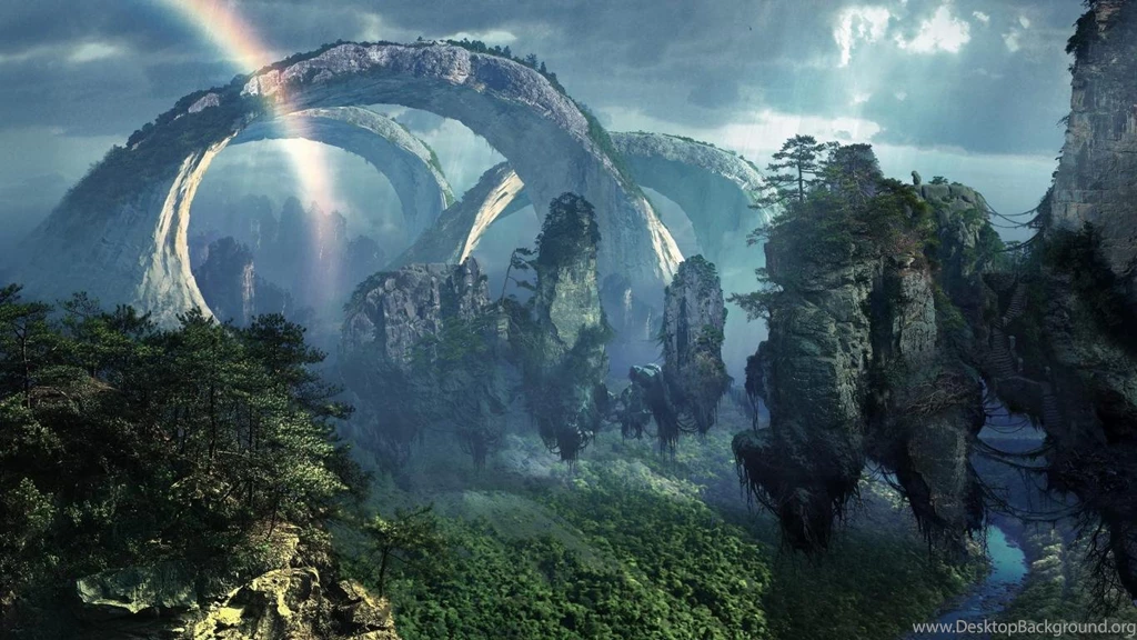 Wallpapers Jungle Pandora Stones Mountains Flying Islands Hd ...