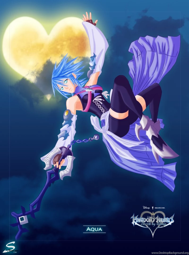 Kingdom Hearts Aqua By LumenArtist On DeviantArt