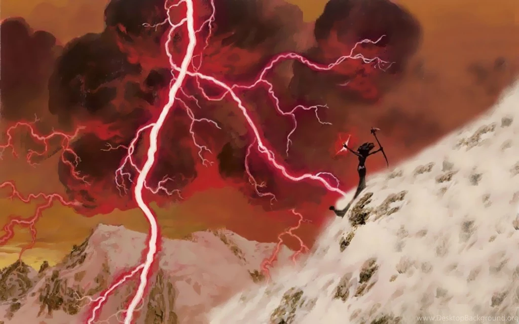 Lightning Bolt" Vectorized Wallpaper...(1440x900) : MagicTCG