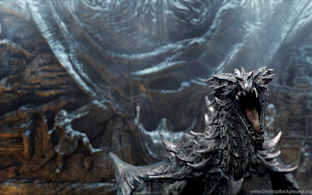 Alduin The World eater Elder Scrolls Skyrim Depth