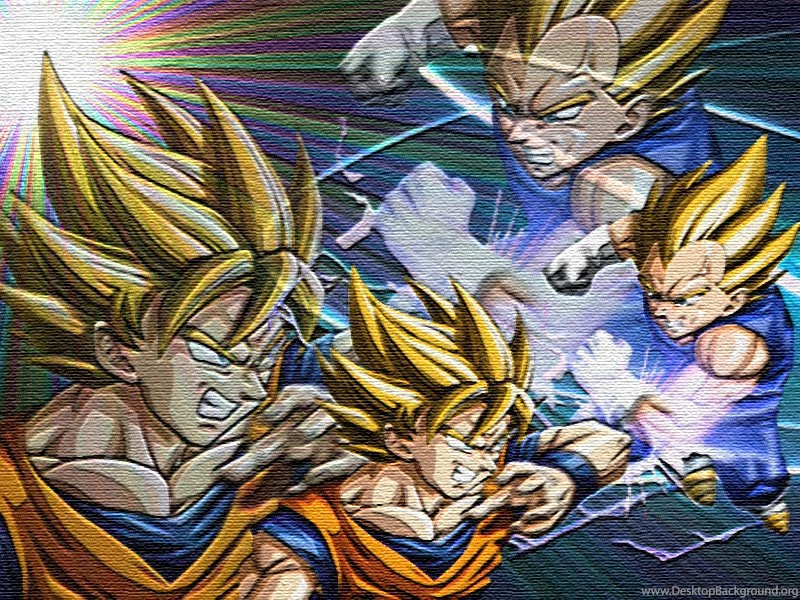 Wallpapers Dragon Ball Created By Me:Goku Vs Vegeta By ...