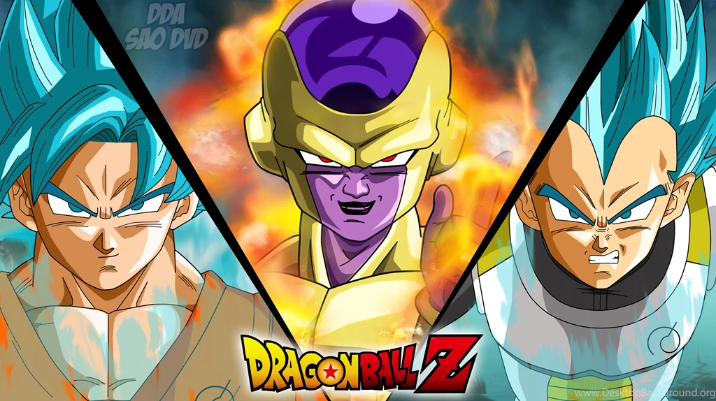 Goku And Vegeta SSJ God SSJ Vs Golden Freeza Computer Wallpapers ...