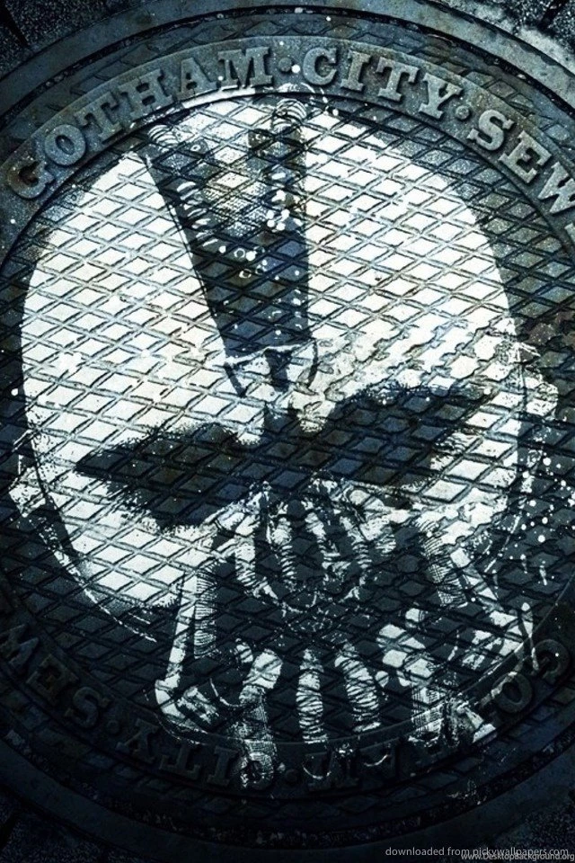 Download Bane Stencil Wallpapers For iPhone 4