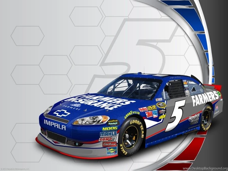 Kasey Kahne's No. 5 Farmers Insurance Chevrolet Desktop Wallpapers ...