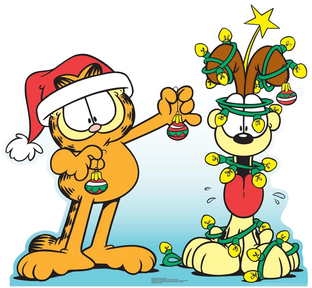 Garfield Christmas Wallpapers 1600x1477