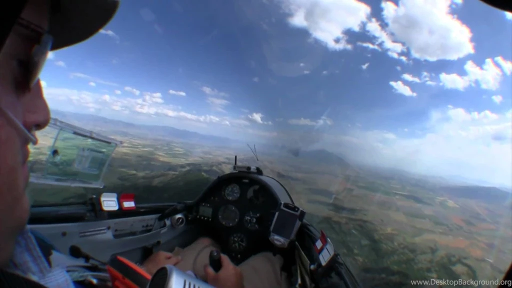 Glider Flying In Heavy Turbulence Over Utah Mountains YouTube