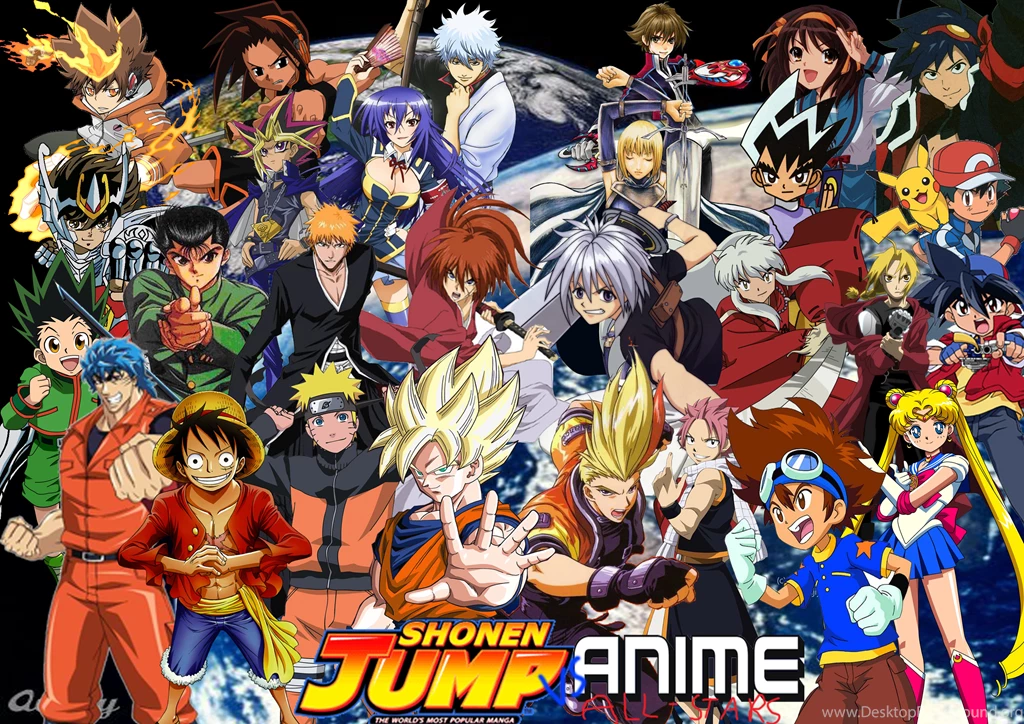 Anime And Shonen Jump Protagonists By SuperSaiyanCrash On DeviantArt