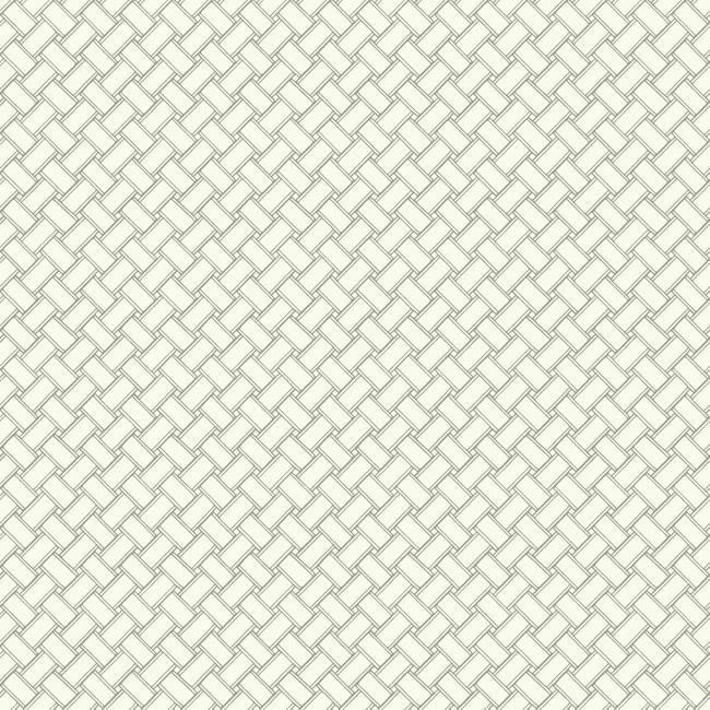 Basketweave Wallpapers In Grey And White Design By Carey Lind For ...