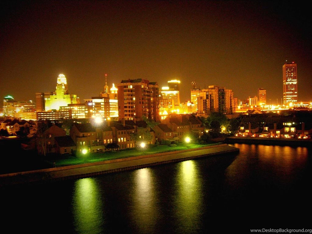 New York State Buffalo Night Wallpapers