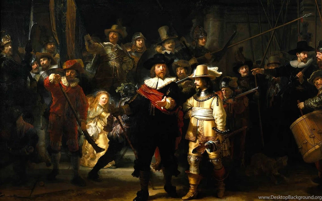 Wallpapers Rembrandt The Night Watch 1440 X 900 Famous Painting ...