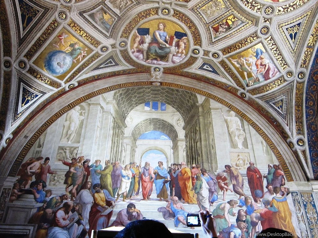 School Of Athens By Raphael, Stanza Della Segnatura, Vatican ...