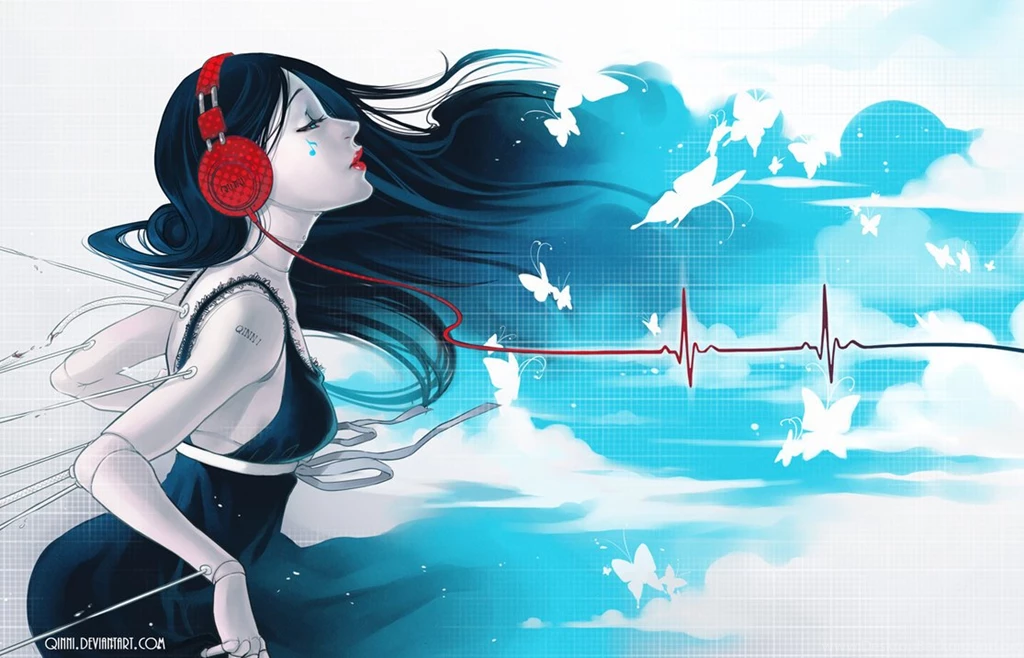 Music Anime Headphones Wallpapers