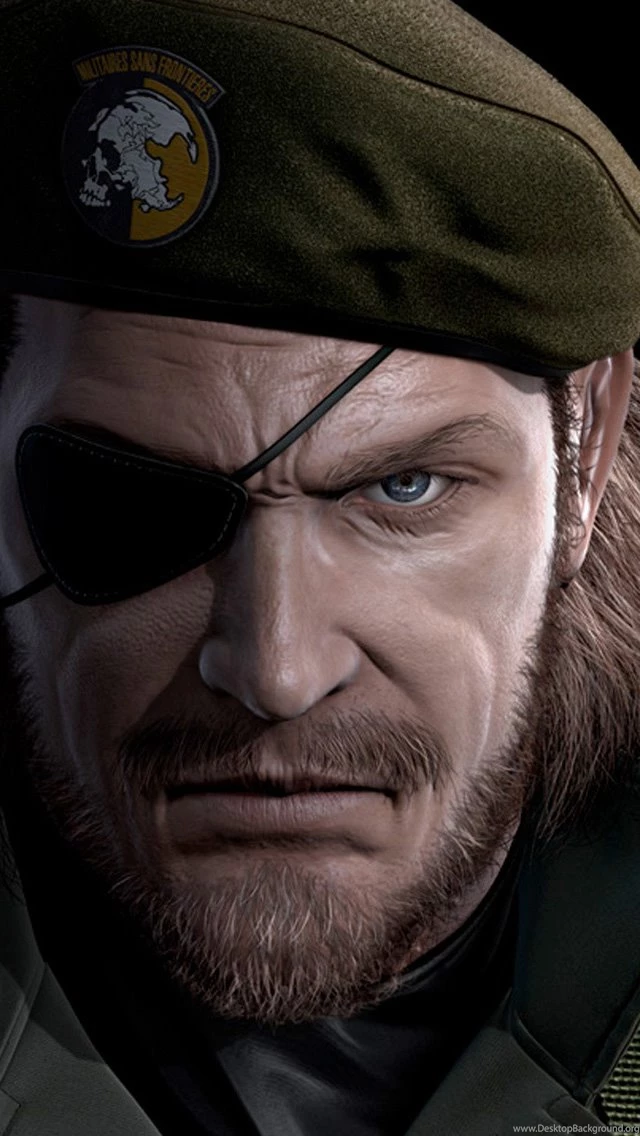 Big Boss Metal Gear Solid Eyepatch iPhone 5s Wallpapers Download ...