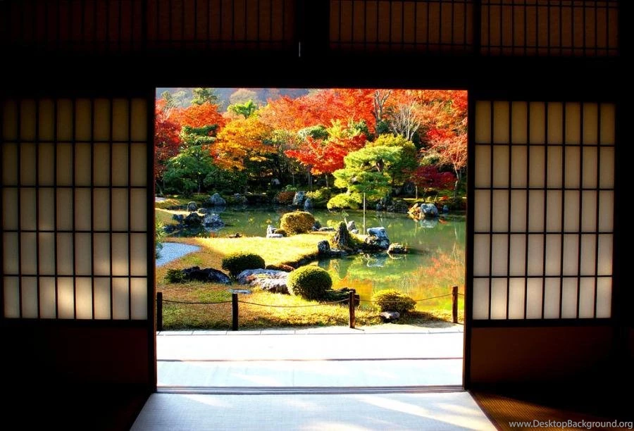 JAPANESE GARDEN WALLPAPER   (