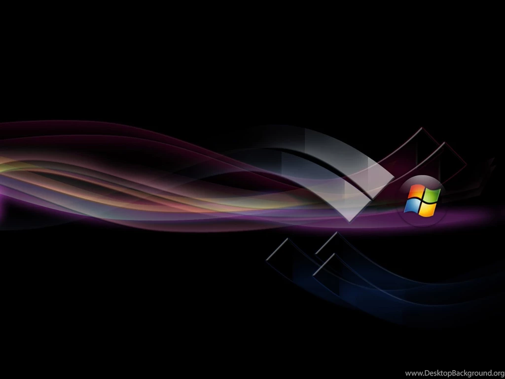 World Wallpaper: Black Windows Vista Wallpapers