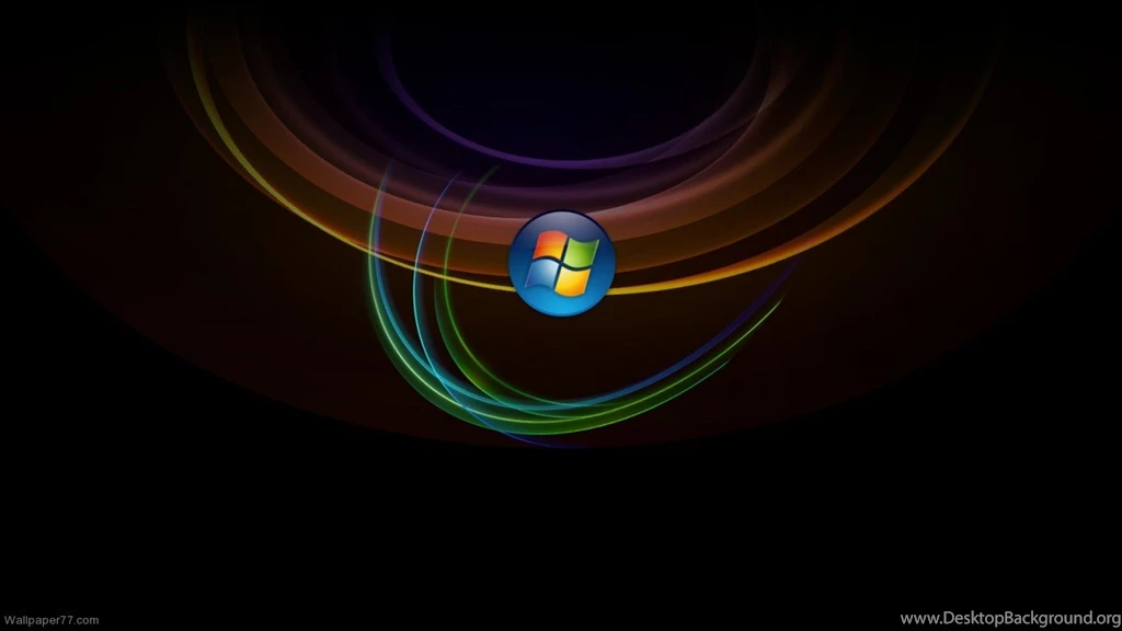 Black Vista Circular Logo, 1280x720 Pixels : Wallpapers Tagged ...