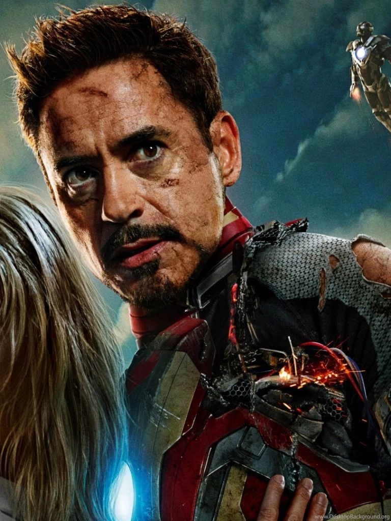 768x1024 Iron Man 3 Tony Stark Pepper Potts Ipad Wallpapers