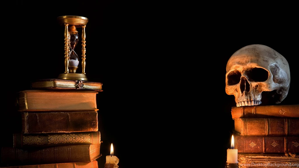 Download Wallpapers 2560x1440 Magic, Candles, Books, Darkness ...