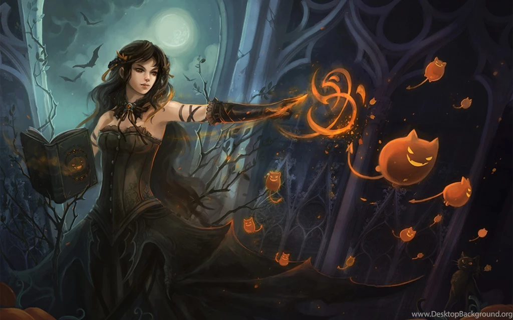 Black Magic Witch Widescreen Wallpapers