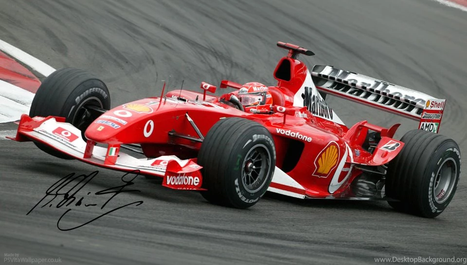 Michael Schumacher Ferrari F1 PS Vita Wallpapers