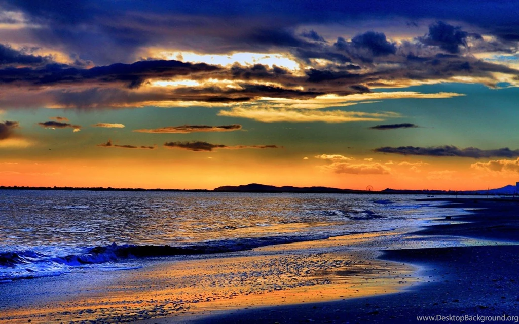Italian Beach Sunset Windows 8 Wallpapers