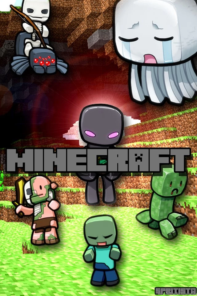 Minecraft IPod Backgrounds By Spritista On DeviantArt