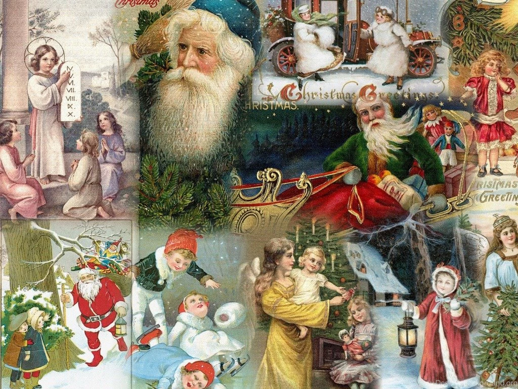 Christmas Vintage Wallpapers Vintage Wallpapers (33115935) Fanpop