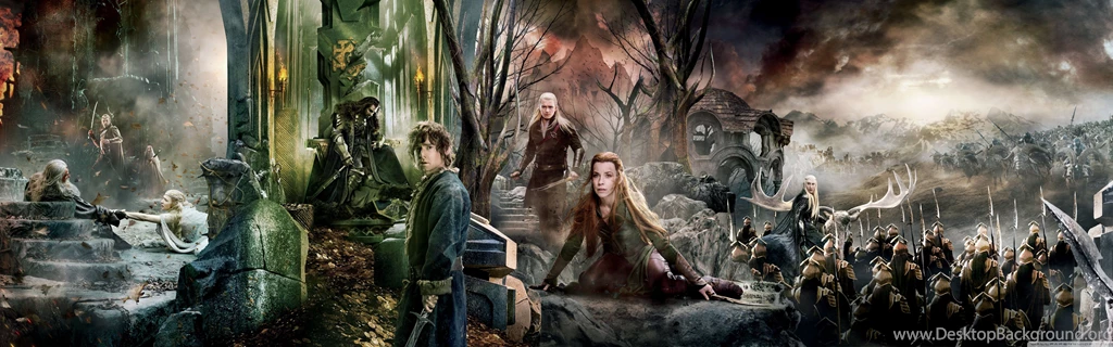 The Hobbit The Battle Of The Five Armies Dual Monitor Wallpapers ...