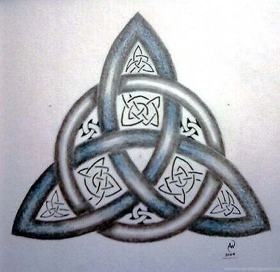 Blue Triquetra By IrishArtiste On DeviantArt