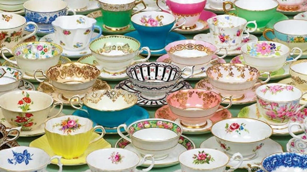TEA CUPS WALLPAPER   (