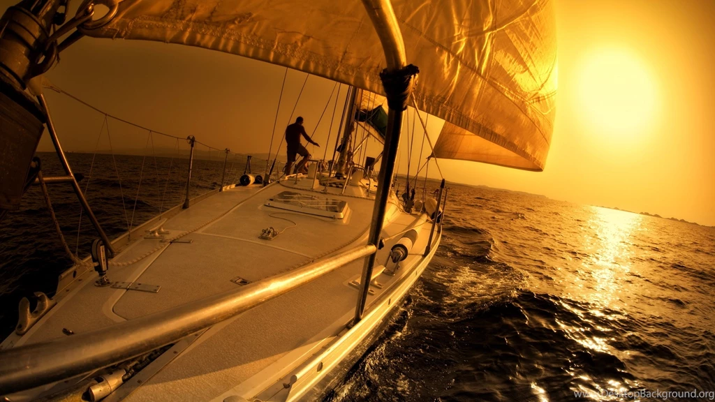 2560x1440 Sailing Sunset Hd Wallpapers