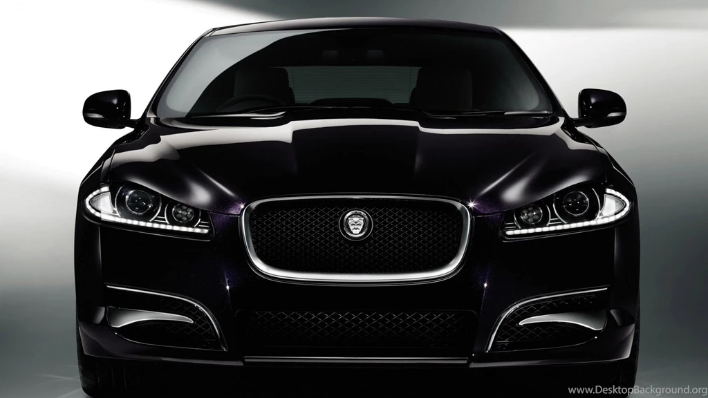 Black Cars Purple Vehicles Jaguar Xf Front View Wallpapers