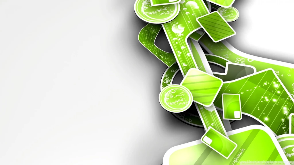 Green Abstract 3D Art HD Desktop Wallpapers : Widescreen : High ...