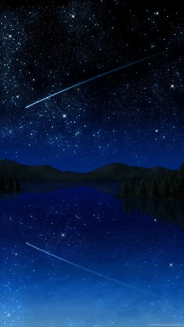 Shooting Star Sky iPhone 5 Wallpapers / IPod Wallpapers HD Free ...