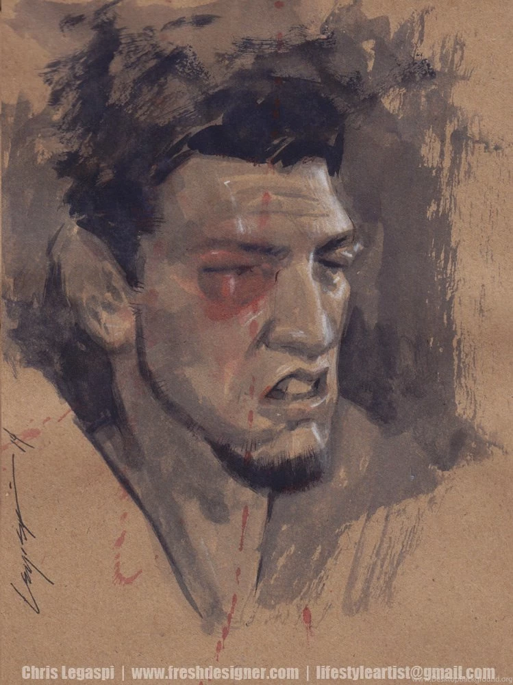 Nick Diaz Portrait By Freshdesigner On DeviantArt